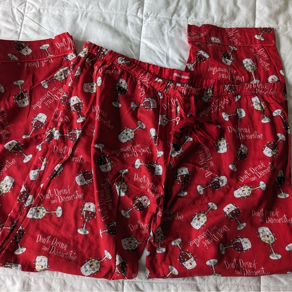 Christmas PJs size XL Red Wine - Picture 2 of 14